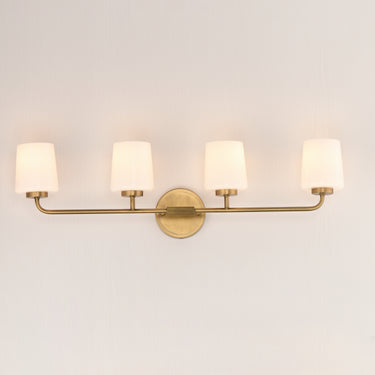 Maxim Lighting Durham 4-Light Bath Vanity Natural Aged Brass