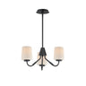 Maxim Lighting Durham 3-Light Chandelier Black