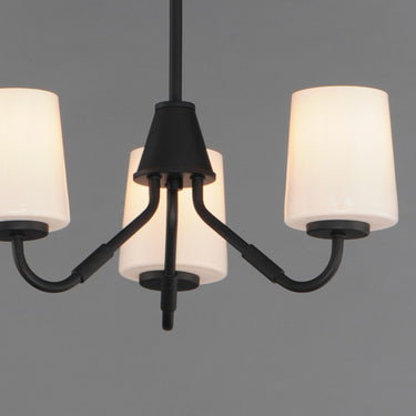 Maxim Lighting Durham 3-Light Chandelier Black