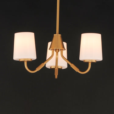 Maxim Lighting Durham 3-Light Chandelier Natural Aged Brass