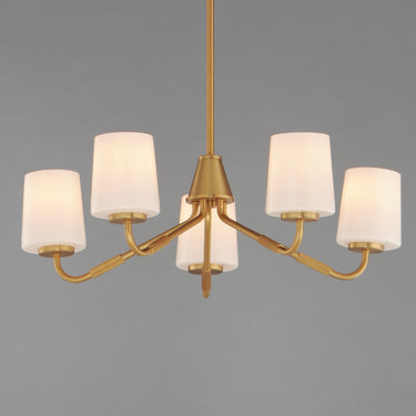 Maxim Lighting Durham 5-Light Chandelier Natural Aged Brass