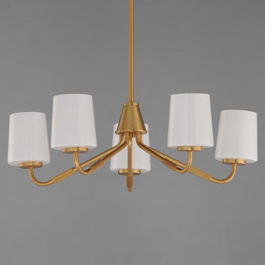 Maxim Lighting Durham 5-Light Chandelier Natural Aged Brass