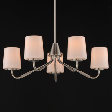 Maxim Lighting Durham 5-Light Chandelier Satin Nickel