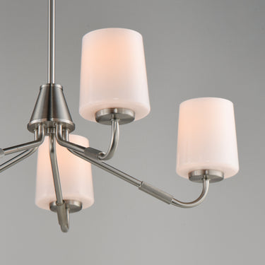 Maxim Lighting Durham 5-Light Chandelier Satin Nickel