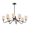 Maxim Lighting Durham 8-Light Chandelier Black