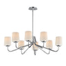 Maxim Lighting Durham 8-Light Chandelier Polished Chrome