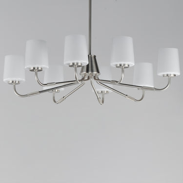 Maxim Lighting Durham 8-Light Chandelier Satin Nickel
