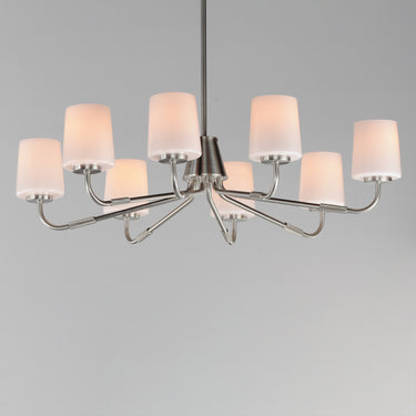 Maxim Lighting Durham 8-Light Chandelier Satin Nickel
