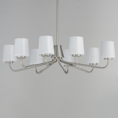 Maxim Lighting Durham 8-Light Chandelier Satin Nickel