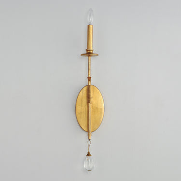 Maxim Lighting Eden Sconce Charcoal Gold Leaf