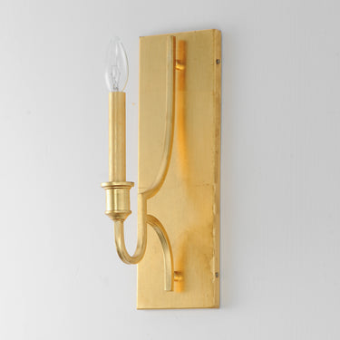Maxim Lighting Normandy Sconce Gold Leaf