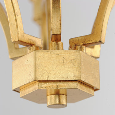 Maxim Lighting Normandy 6-Light Chandelier Gold Leaf