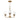 Maxim Lighting Hudson 3-Light Chandelier Natural Aged Brass