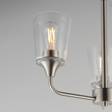Maxim Lighting Hudson 3-Light Chandelier Satin Nickel