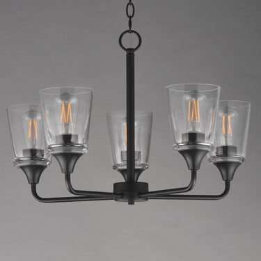 Maxim Lighting Hudson 5-Light Chandelier Black