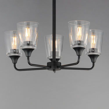 Maxim Lighting Hudson 5-Light Chandelier Black