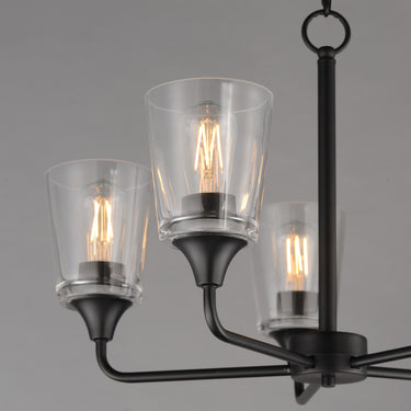 Maxim Lighting Hudson 5-Light Chandelier Black