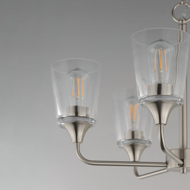 Maxim Lighting Hudson 5-Light Chandelier Satin Nickel