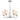 Maxim Lighting Hudson 5-Light Chandelier Satin Nickel