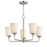 Maxim Lighting Hudson 5-Light Chandelier Satin Nickel
