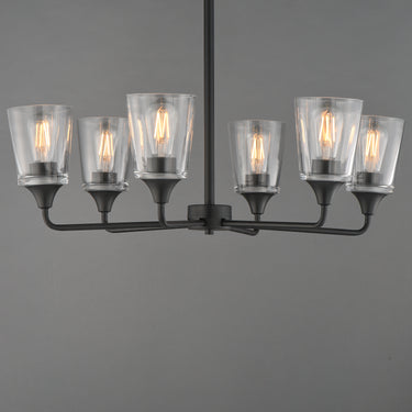 Maxim Lighting Hudson 6-Light Chandelier Black