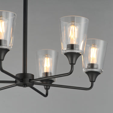 Maxim Lighting Hudson 6-Light Chandelier Black