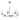 Maxim Lighting Hudson 6-Light Chandelier Satin Nickel