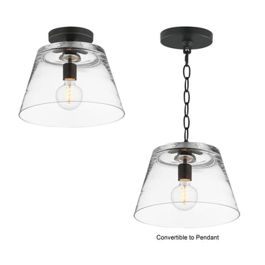 Maxim Lighting Hudson Semi-Flush Mount/Pendant Black