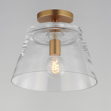 Maxim Lighting Hudson Semi-Flush Mount/Pendant Natural Aged Brass