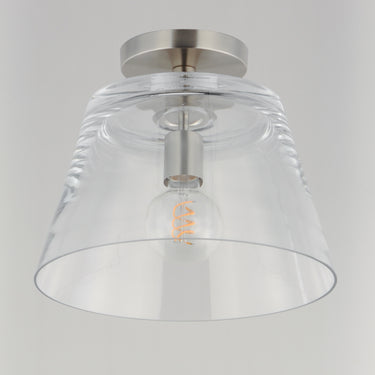 Maxim Lighting Hudson Semi-Flush Mount/Pendant Satin Nickel