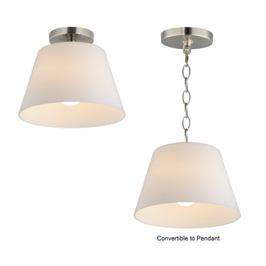 Maxim Lighting Hudson Semi-Flush Mount/Pendant Satin Nickel