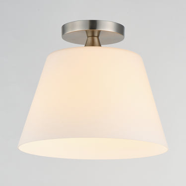 Maxim Lighting Hudson Semi-Flush Mount/Pendant Satin Nickel