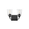 Maxim Lighting Hudson 2-Light Bath Vanity Black
