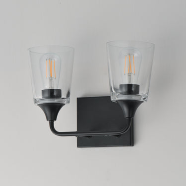 Maxim Lighting Hudson 2-Light Bath Vanity Black