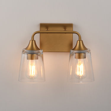 Maxim Lighting Hudson 2-Light Bath Vanity Natural Aged Brass