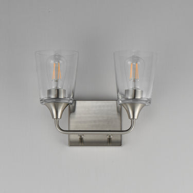 Maxim Lighting Hudson 2-Light Bath Vanity Satin Nickel