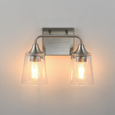 Maxim Lighting Hudson 2-Light Bath Vanity Satin Nickel