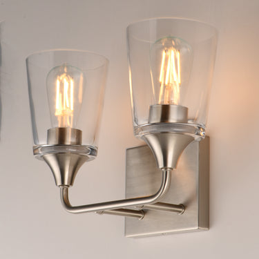 Maxim Lighting Hudson 2-Light Bath Vanity Satin Nickel