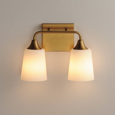 Maxim Lighting Hudson 2-Light Bath Vanity Natural Aged Brass