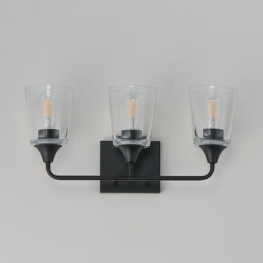 Maxim Lighting Hudson 3-Light Bath Vanity Black