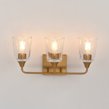 Maxim Lighting Hudson 3-Light Bath Vanity Natural Aged Brass