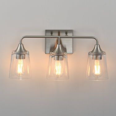 Maxim Lighting Hudson 3-Light Bath Vanity Satin Nickel