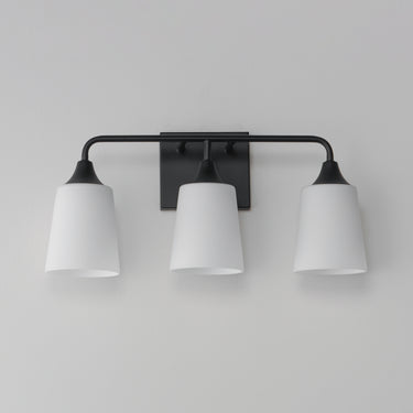 Maxim Lighting Hudson 3-Light Bath Vanity Black
