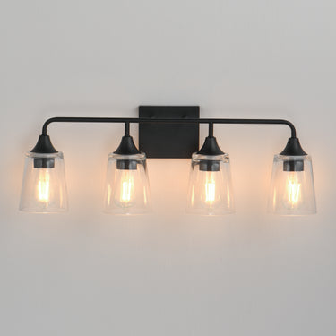 Maxim Lighting Hudson 4-Light Bath Vanity Black