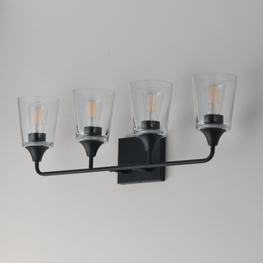 Maxim Lighting Hudson 4-Light Bath Vanity Black