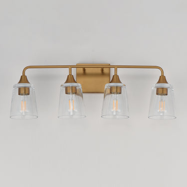 Maxim Lighting Hudson 4-Light Bath Vanity Natural Aged Brass