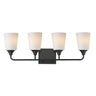 Maxim Lighting Hudson 4-Light Bath Vanity Black