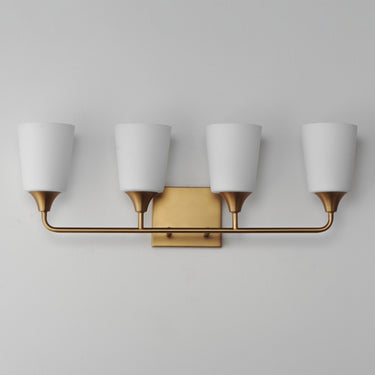 Maxim Lighting Hudson 4-Light Bath Vanity Natural Aged Brass