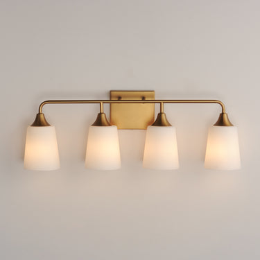 Maxim Lighting Hudson 4-Light Bath Vanity Natural Aged Brass