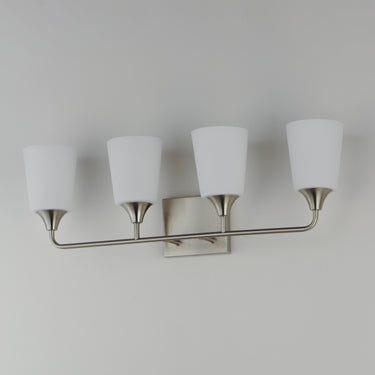 Maxim Lighting Hudson 4-Light Bath Vanity Satin Nickel